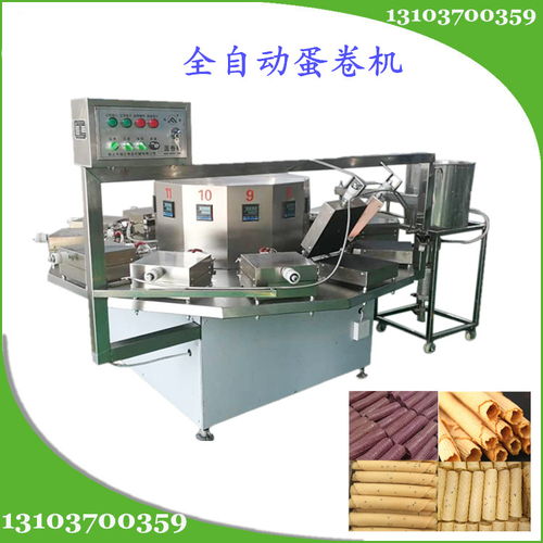 河北邢臺廠家直銷 爆款脆皮新型全自動蛋卷機，專注品質，提供零部件銷售